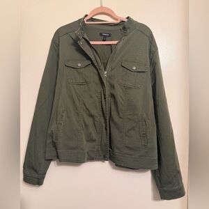 Torrid Women's Utility Jacket in Olive